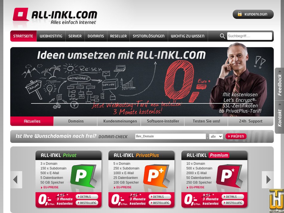 all-inkl.com Bildschirmfoto