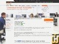 screenshot di Unlimited Email Accounts a partire dal aruba.it