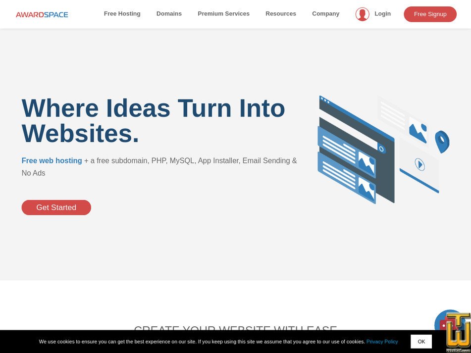 Aufgenommen am 20 April, 2024 awardspace.com Bildschirmfoto