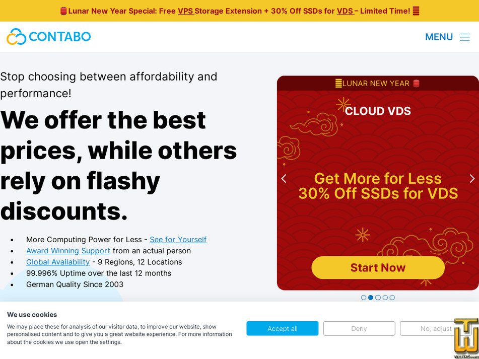 contabo.com Bildschirmfoto