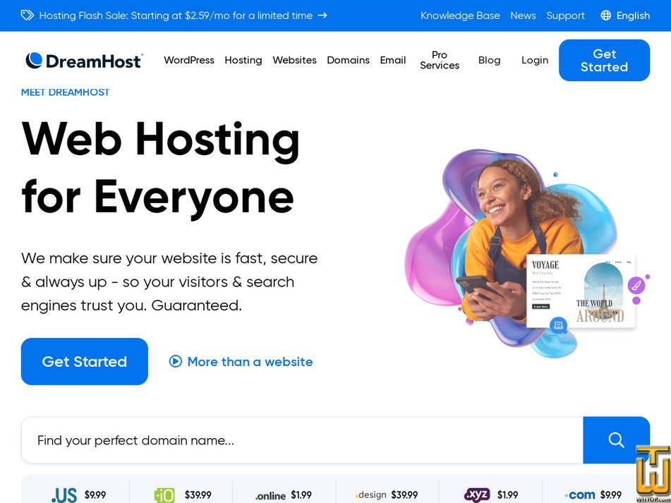 dreamhost.com screenshot