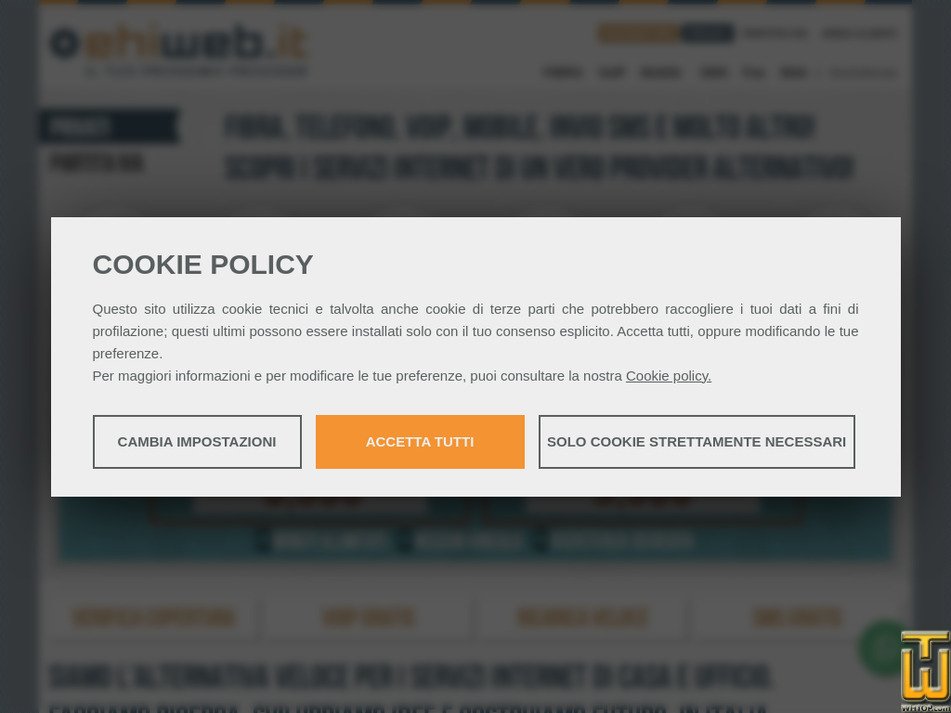 Taken on 19 April, 2024 ehiweb.it screenshot