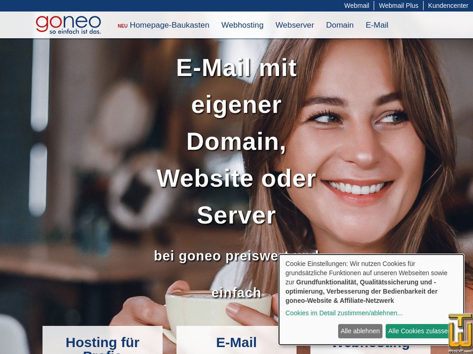 goneo.de Bildschirmfoto
