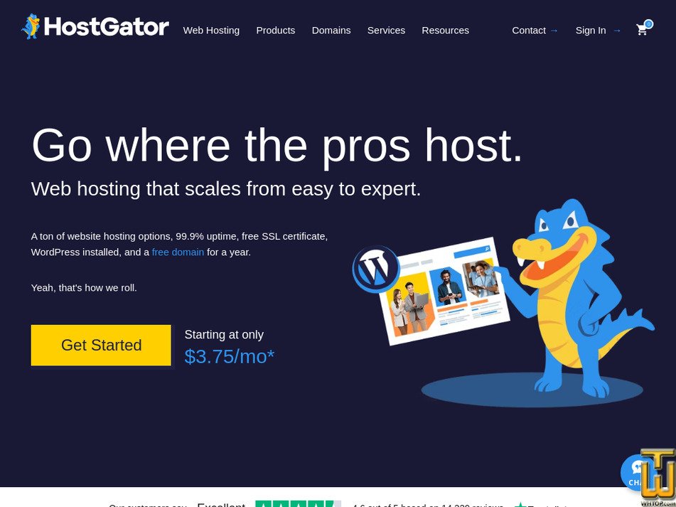 hostgator.com screenshot