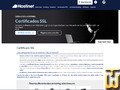 captura de pantalla de RapidSSL desde hostinet.com