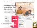 Bildschirmfoto von Webhosting Compact von hosting.de