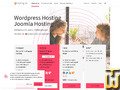 Bildschirmfoto von Wordpress &amp; Joomla Hosting Compact von hosting.de