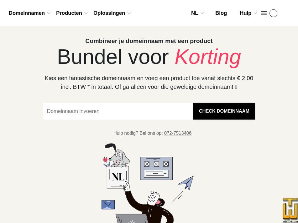 hosting.nl screenshot