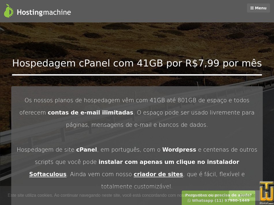 Levado no 20 Abril, 2024 hostmach.com.br screenshot