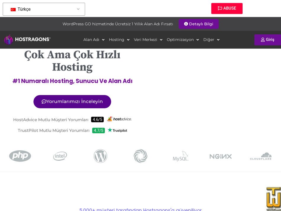 Alınan 12 Mart, 2025 hostragons.com ekran görüntüsü