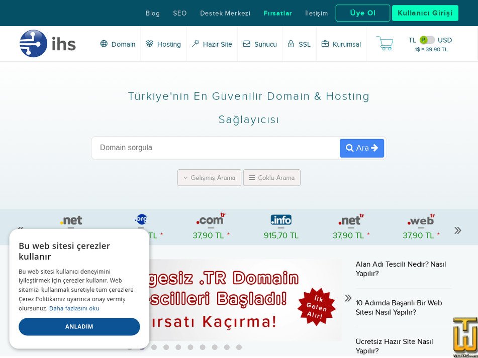ihs.com.tr ekran görüntüsü