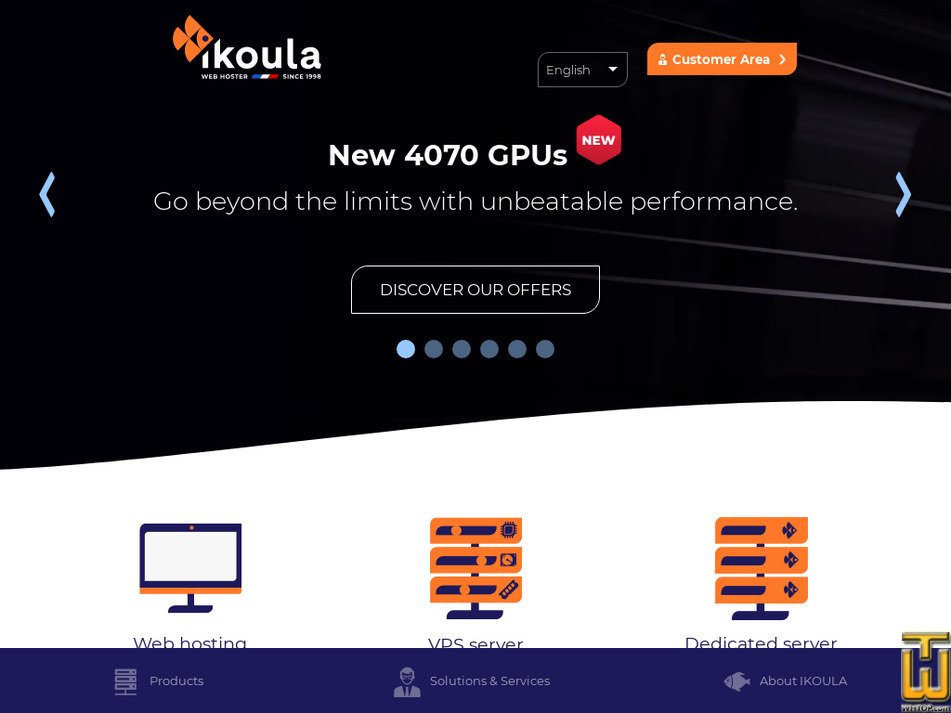 ikoula.com capture d'écran