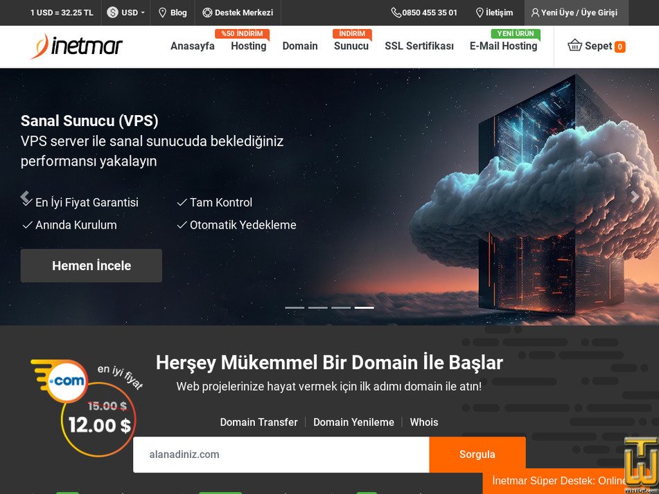 inetmar.com ekran görüntüsü