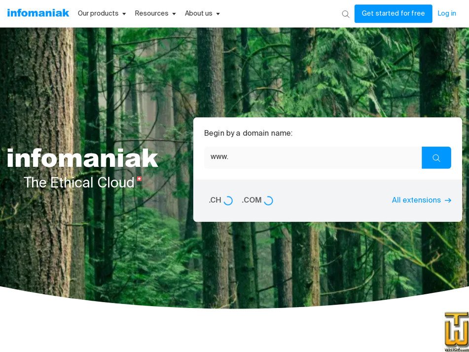 infomaniak.com screenshot