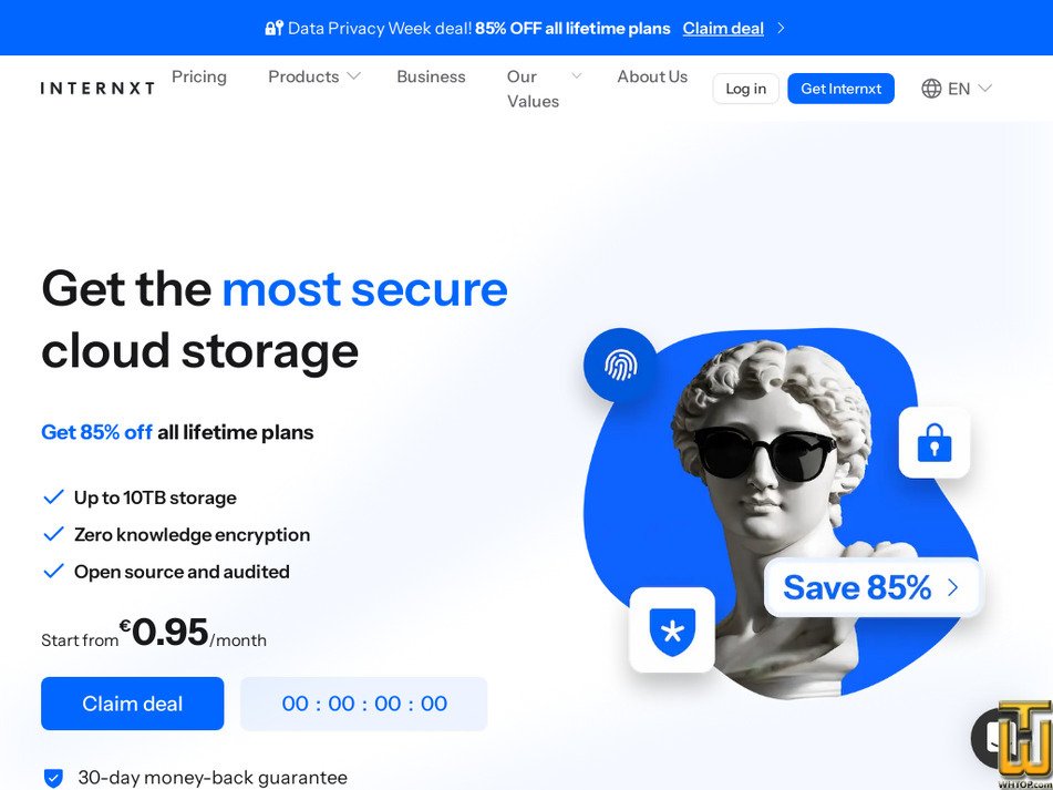 Tomado en 21 enero, 2025 internxt.com captura de pantalla