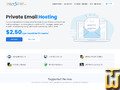 screenshot of Private Email Hosting from interserver.net