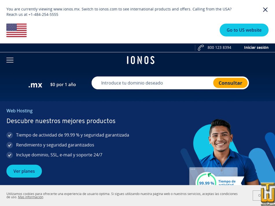 ionos.mx captura de pantalla