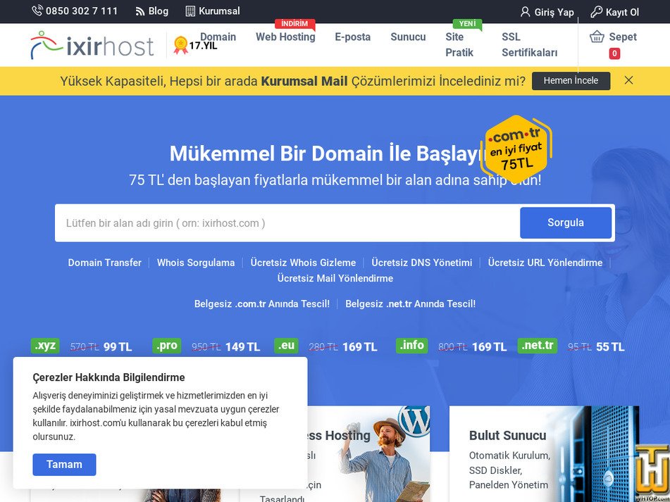 Taken on 20 April, 2024 ixirhost.com screenshot