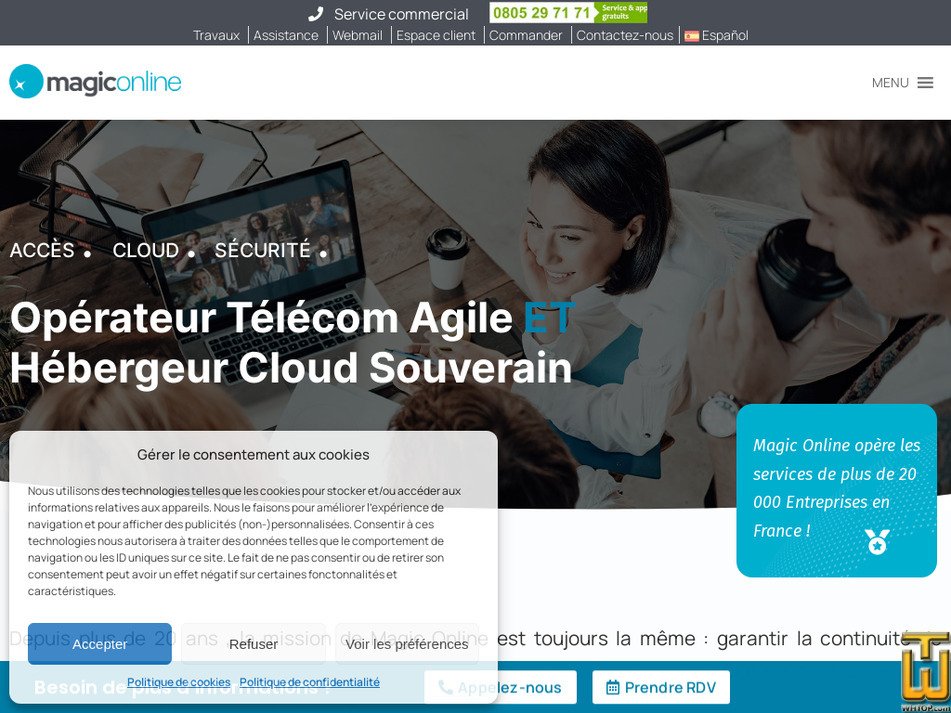 magic.fr capture d'écran
