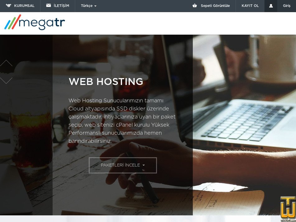 megatrhost.com ekran görüntüsü