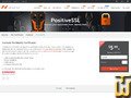 screenshot of PositiveSSL from namecheap.com