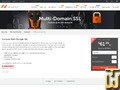 screenshot of Multi-Domain SSL from namecheap.com