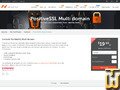 screenshot of PositiveSSL Multi-Domain from namecheap.com