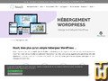 capture d'écran de HÉBERGEMENT WORDPRESS 1 de nuxit.com