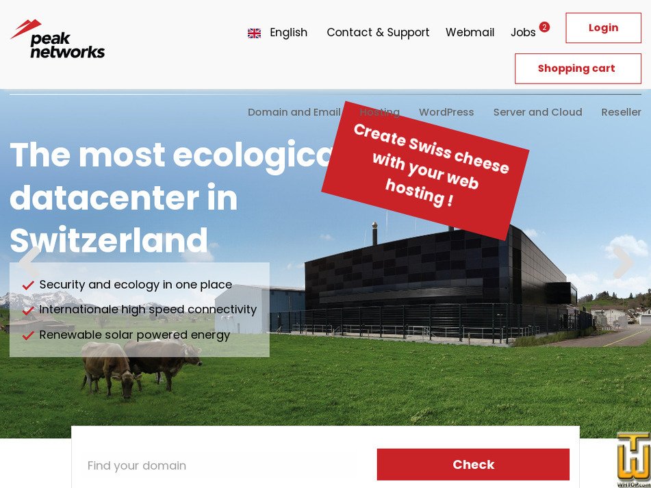 peaknetworks.com screenshot