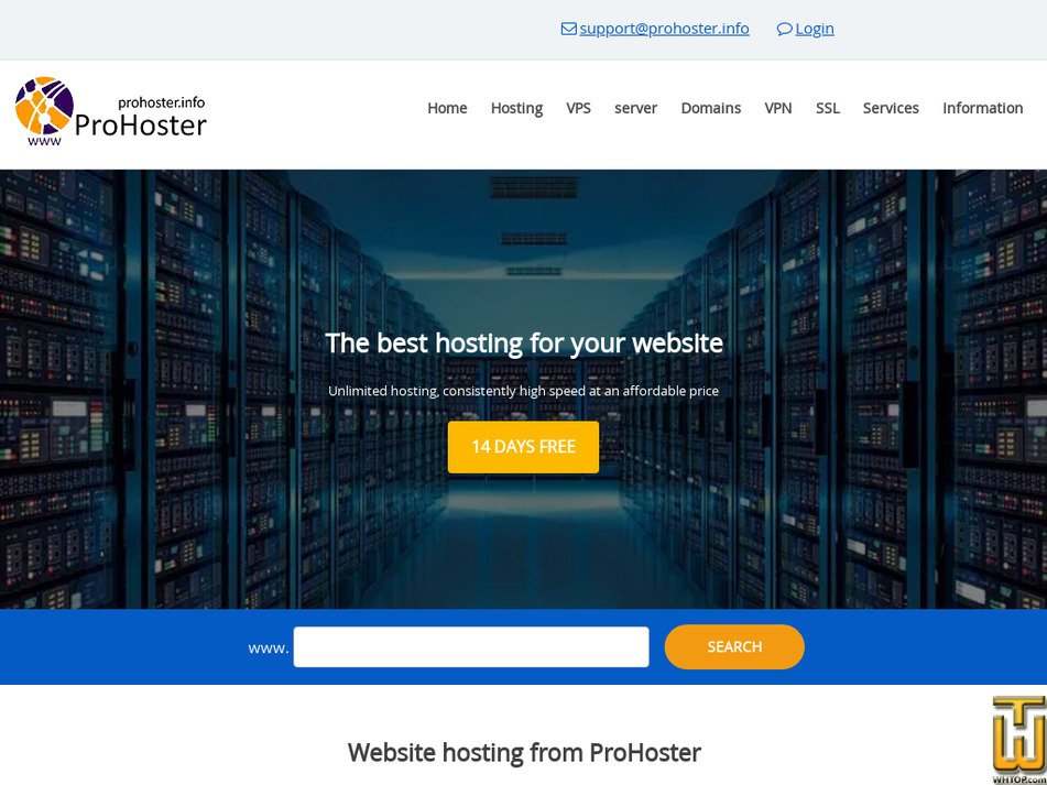 prohoster.info Скриншот