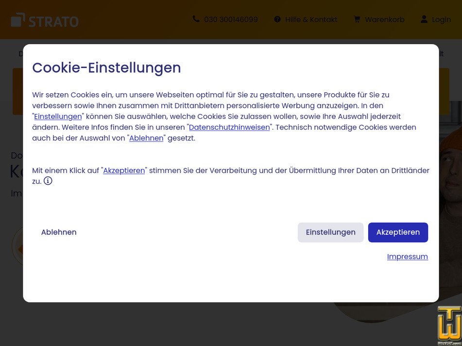 strato.de screenshot