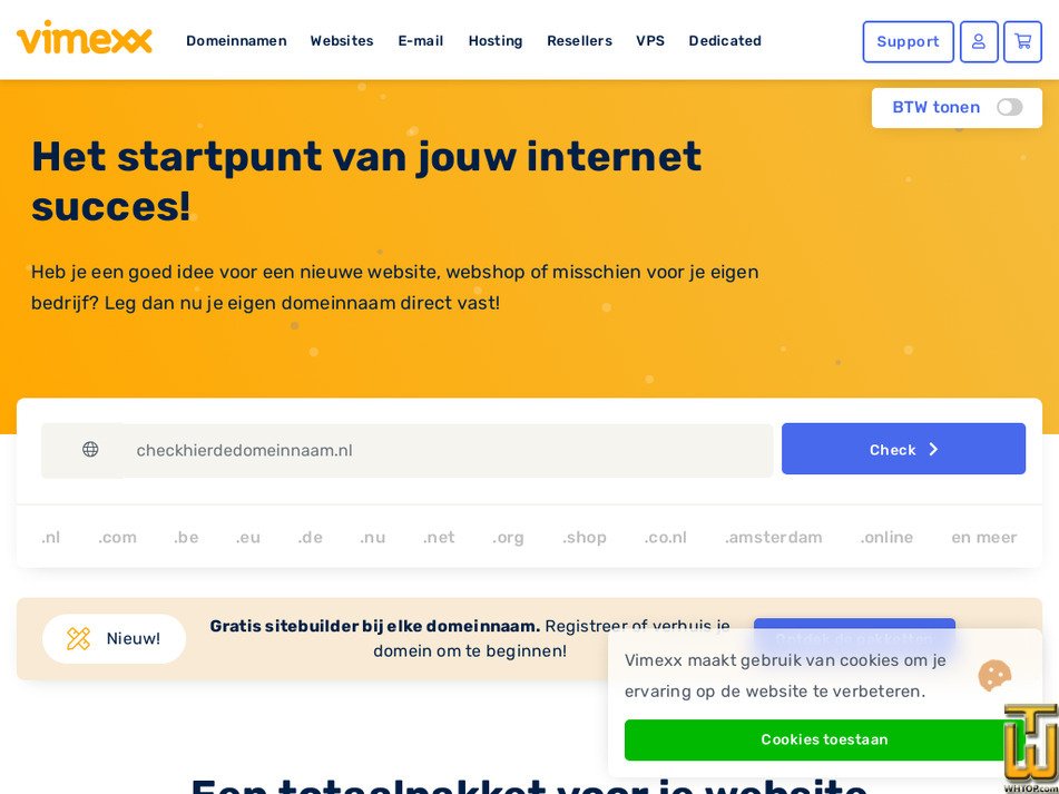 vimexx.eu screenshot